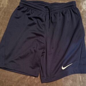 Nike kids Navy Athletic Shorts